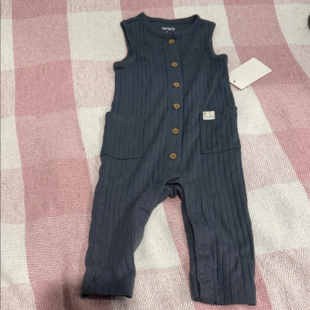 Carters charcoal romper